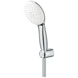 Grohe Tempesta 110 Duschkopf Handbrause mit Wandhalter und 125 cm Schlauch
