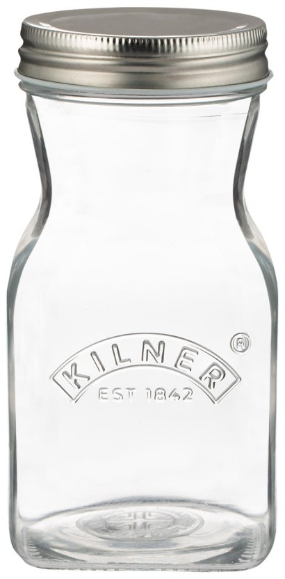KILNER Saftflasche Saucenflasche aus Glas mit Schraubverschluss 0,5 Liter