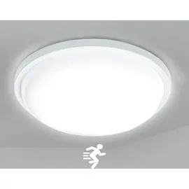 UISEBRT 15W LED Deckenleuchte mit Bewegungsmelder - Moderne Rund Deckenlampe IP44 Wasserdicht für Wohnzimmer Schlafzimmer (mit