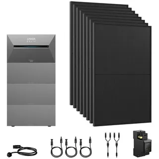 10,8 kWh inkl. 3x B2700 Erweiterungsakku + 8x 440 W Solarpanel