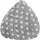 Sitting Point BeanBag Fluffy 70 x 90 cm grau