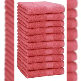 Betz Premium Handtuchset 50 x 100 cm himbeere 10-tlg.