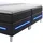 Juskys Boxspringbett Norfolk Schwarz 180 x 200 cm