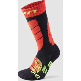 Uyn Skisocken Kinder black/red 35-38