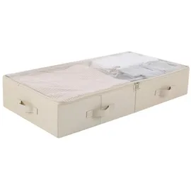 luxuskollektion Unterbett Aufbewahrungsboxen Deckel Schuhe Bettwäsche 85*43*15cm Beige
