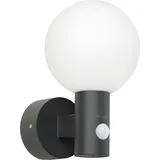 Oktaplex lighting Oktaplex Außenleuchte mit Bewegungsmelder Aluminium 3000K warmweißes Licht 1600lm 15,7W anthrazit