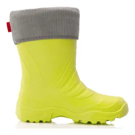 Ladeheid Kinder Mädchen Jungen federleichte Eva Thermo Gummistiefel gefüttert LA-861 (grün509/grey, 28/29 Eu)
