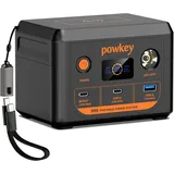 POWKEY Tragbare Powerstation, 30000Mah Laptop Powerbank 96Wh Lifepo4 Akku, Solar
