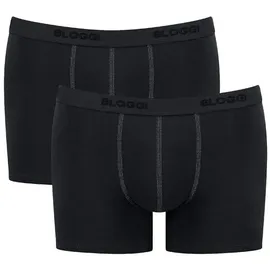 SLOGGI Retro Boxer schwarz M 2er Pack