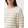 Comma, Feinstrickpullover mit Strukturstreifen Beige 46