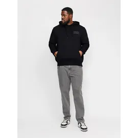 Jack & Jones PlusSize Hoodie schwarz 4XL