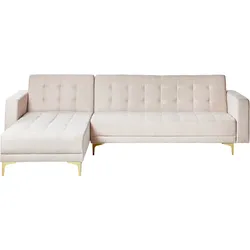 Ecksofa ABERDEEN Beige Rechtsseitig