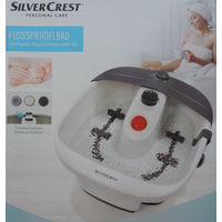 Silvercrest Fußsprudelbad Warmhaltefunktion Massagefunktion Fußbad Massage NEU
