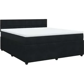 vidaXL Boxspringbett 180 x 200 cm Schwarz