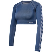 Hummel Blaze Seamless Langarm-t-shirt - Insignia Blue M