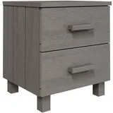 vidaXL Nachtschrank Hamar 40 x 35 x 44,5 cm Hellgrau