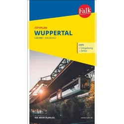 Falk Cityplan Wuppertal 1:20.000