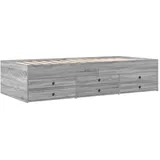 vidaXL Tagesbett mit Schubladen Grau Sonoma 75x190 cm Holzwerkstoff