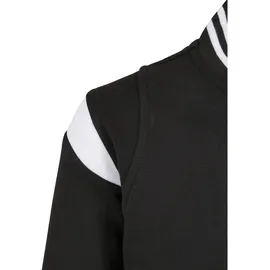 URBAN CLASSICS Inset College Jacke Black / White 122-128 cm