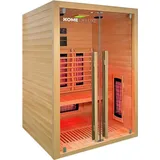 LED Infrarotkabine 135x105x190 Infrarotsauna Wärmekabine Vollspektrum +Radio