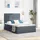 vidaXL Bett mit Stauraum und LED mit LED Dunkelgrau 140 x 190 cm Samt