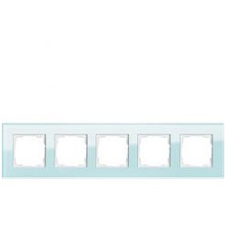 GIRA Abdeckrahmen 5-fach - Esprit (Glas mint)