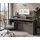 OTTO home Schreibtisch OTTO HOME "Peoria Computertisch mit Monitoraufsatz & Towerfach, viel Stauraum", graphit, graphit, graphit, B:160cm H:91cm T:70cm, Tische, Schreibtisch, Büroschreibtisch, Gamingtisch mit Schublade, modern, Breite 160 cm