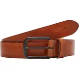 S.Oliver Gürtel aus Leder Herren, braun, 85