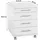 MÖBELPARTNER Serie 527 Rollcontainer 41,6 x 56,9 x 50 grau