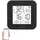 Luminea Home Control Lernfähige IR-Fernbedienung, Temperatur/Luftfeuchte, Display und App