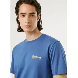 Pepe Jeans für Herren. PM5010086 Milon T-shirt blau (S), Lässig, Baumwolle, Kurzarm