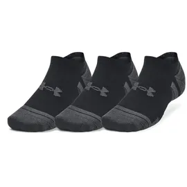 Under Armour Performance Tech Füßlinge 3er Pack Schwarz/Grau XL 47-50