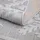 Carpet City In-& Outdoorteppich Santorini 411, 3D-Effekt, Boho-Optik", grau, H:5mm Ø:200cm, Polypropylen, Teppiche, Teppich, Wetterfest - UV-beständig für Terrasse, Flur,