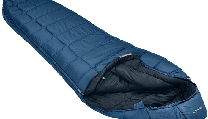 Vaude Sioux Mumienschlafsack, 235cm, 800gqm, blau