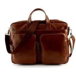 Chiarugi Front Pockets Aktentasche Marrone, braun