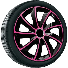 NRM Radzierblende STIG EXTRA schwarz/pink 14 Zoll 4er Set