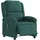 vidaXL Massagesessel Elektrisch 86,5 x 99,5 x 0 cm Dunkelgrün mit Fernbedienung