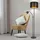GLOBO Stehlampe 40x175 cm gold/schwarz