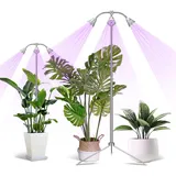 DAYREE Pflanzenlampe LED Vollspektrum Pflanzenlicht für Zimmerpflanzen,Lampe Pflanzenleuchte,Lume 88 LED-Wachstumsleuchten für Zimmerpflanzen Grow Lights for Indoor Plants (‎KD-55F)