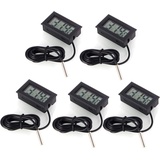 DollaTek 5Pcs LCD Digital Thermometer temperaturfühler Sensor Tester für Kühlschrank Freezers Aquarium