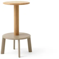 &Tradition - Massif AV39 Thekenhocker, Eiche / grau beige