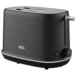 AEG Doppelschlitz-Toaster T 7-1-6 BP (schwarz / black pearl)