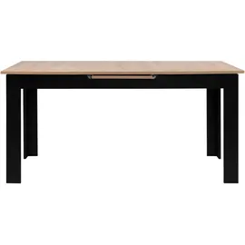 Finori Esstisch Schwarz, Eiche Artisan Oak / - Braun