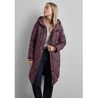 STREET ONE Steppjacke STREET ONE Gr. 40, braun (berry brown) Damen Jacken mit Kapuze