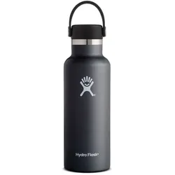 Hydro Flask 18oz Standard Mouth Flex Cap 532 ml - STK - black