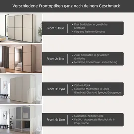 Rauch Schwebetürenschrank SCALE-LINE 360 x 223 x 68 cm Braun