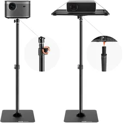 VEVOR Beamer Ständer Projektorständer Laptop-Ständer Verstellbar 77-161cm
