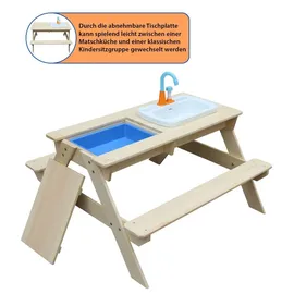 Coemo Kindersitzgruppe und Matschtisch Robin mit Waschbecken