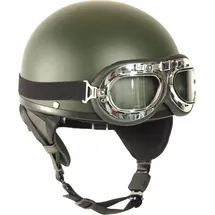 Mil-Tec Halbschalenhelm Grün S