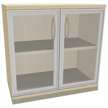 FM Büromöbel Sidney Aktenschrank 80,0 x 44,2 x 78,1 cm Braun